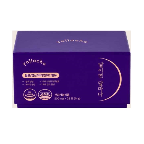 얄라차 <b>달이면달마다</b> 500mg x 28포, 1개