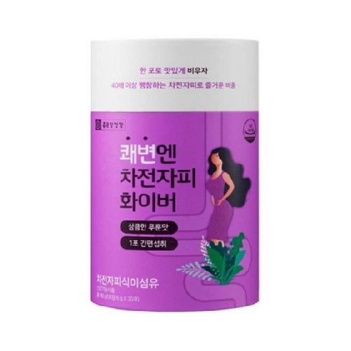 종근당건강 쾌변엔 <b>차전자피</b> 화이버 6g x 30포, 2개