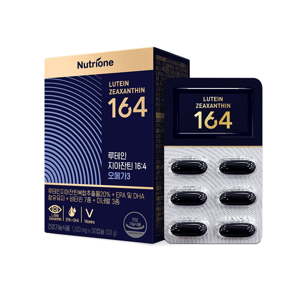 뉴트리원 루테인지아잔틴 164 오메가3 1100mg x 30캡슐, 2개