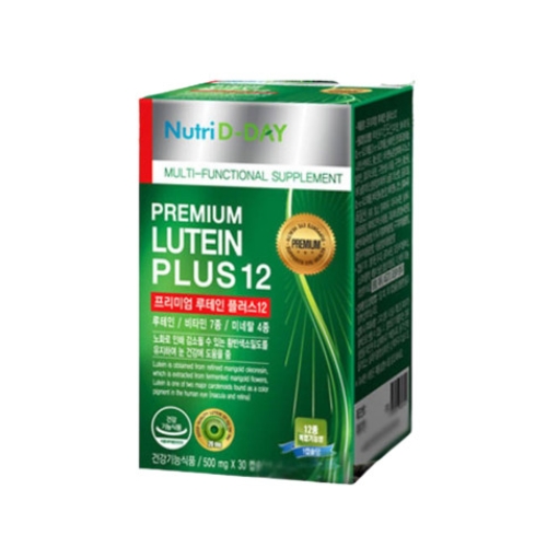 <b>뉴트리</b>디데이 프리미엄 <b>루테인</b> 플러스12 500mg x 30캡슐, 6개
