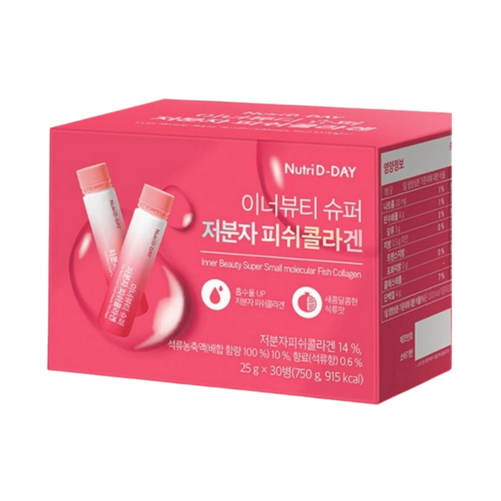 <b>뉴트리</b>디데이 이너뷰티 슈퍼 저분자 <b>피쉬콜라겐</b> 25g x 30개입, 2개