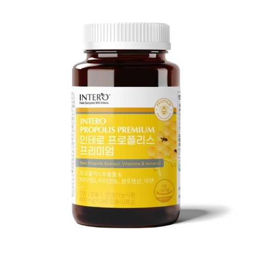 인테로 <b>프로폴리스 프리미엄</b> 600mg x 180캡슐, 1개