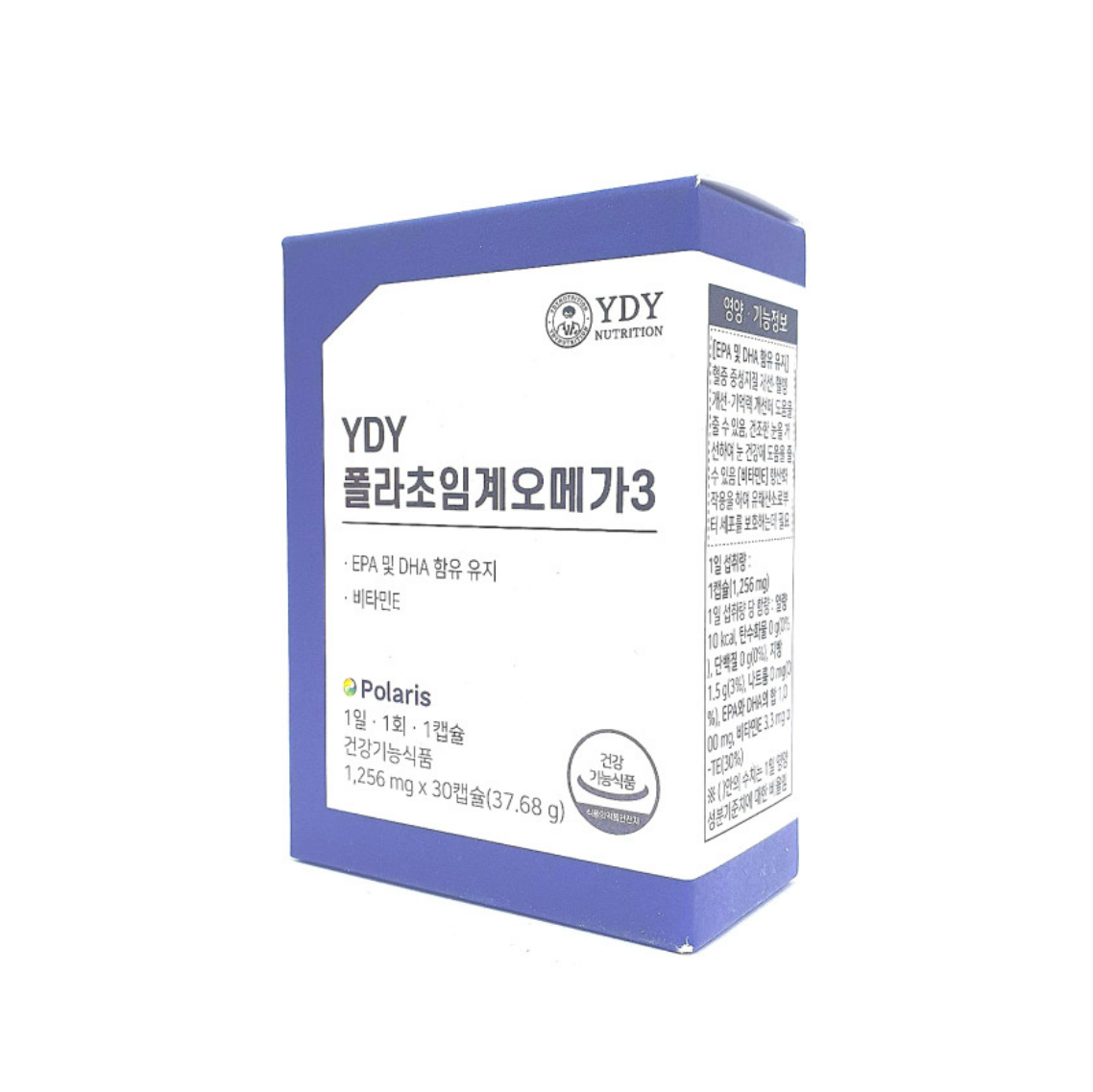 <b>YDY</b> 폴라 초임계 오메가3 폴라리스 1256mg x 30포, 2개