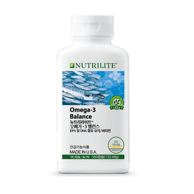 뉴트리라이트 <b>오메가</b>3 <b>밸런스</b> 368mg x 360캡슐, 1개
