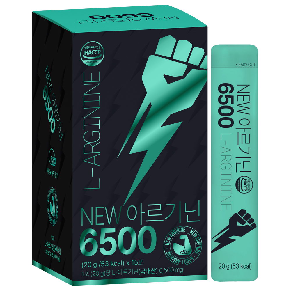 유기농마루 NEW <b>아르기닌</b> 6500 20g x 15포, 2개