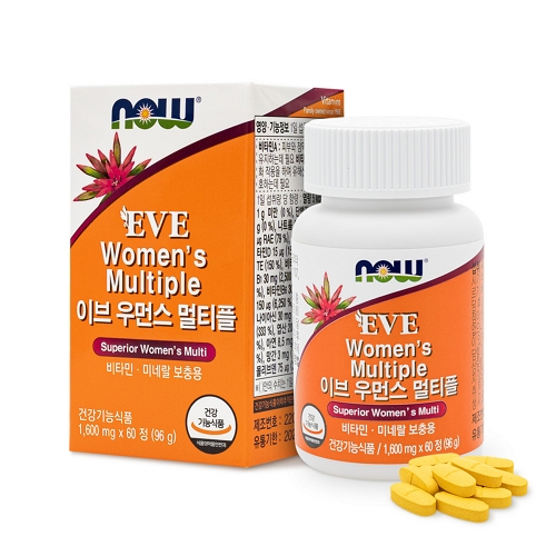 나우푸드 이브 우먼스 멀티플 1600mg x 60정, 2개