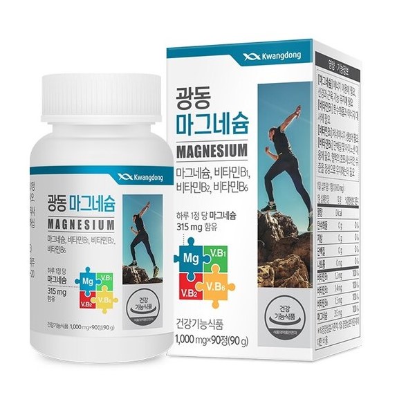 광동 마그네슘 1000mg x 90정, 4개