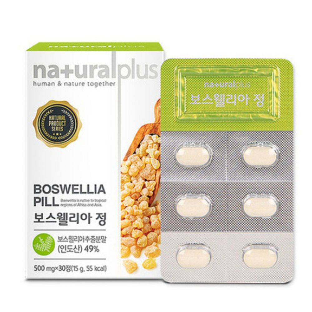 내츄럴플러스 <b>보스웰리아</b>정 500mg x 30정, 2개