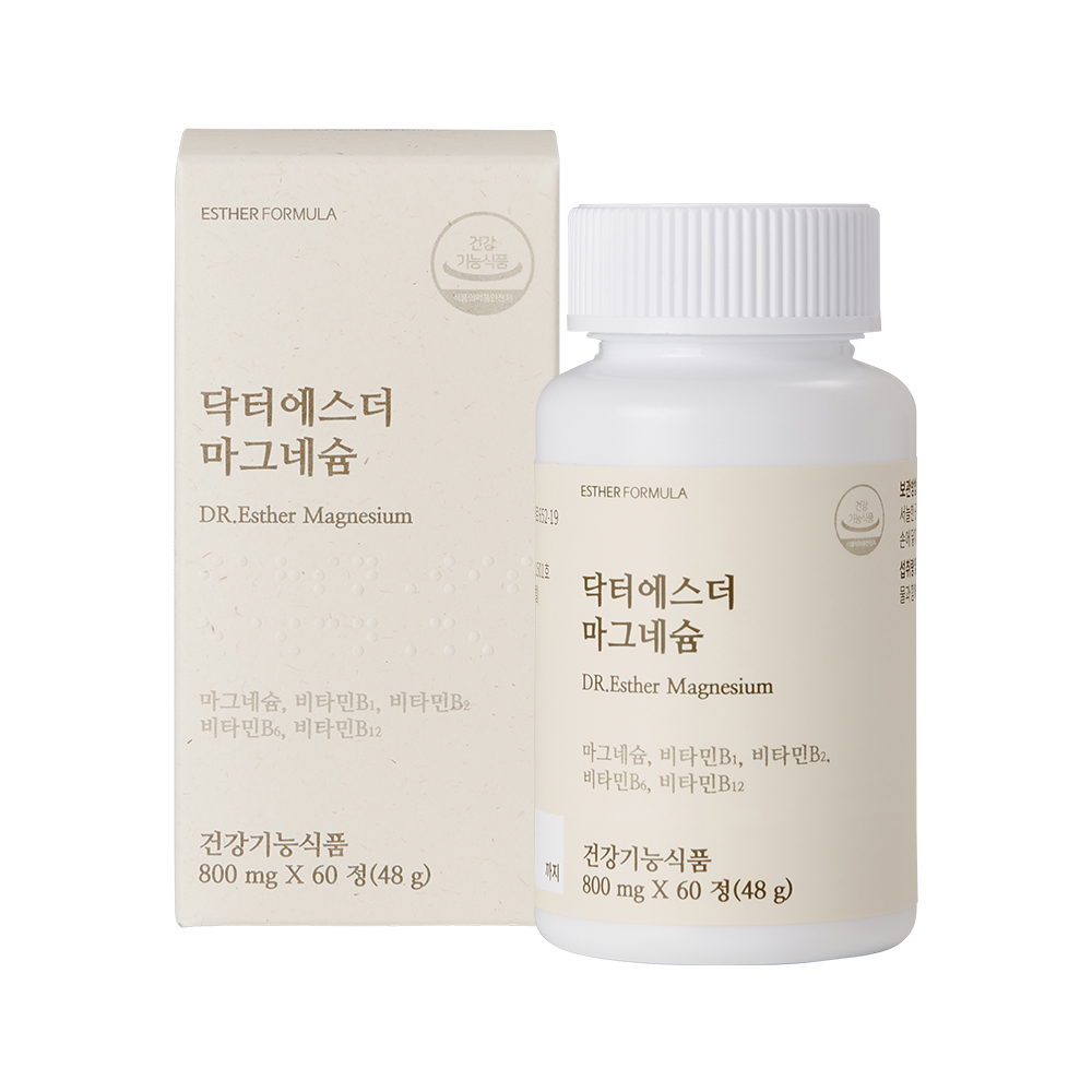 에스더포뮬러 닥터에스더 쌀<b>마그네슘</b> 800mg x 60정, 1개