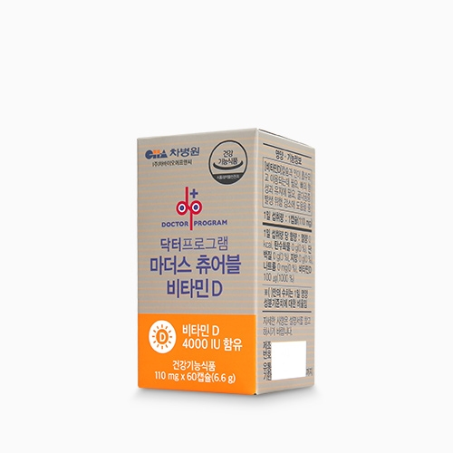 마더스 츄어블 비타민D 110mg x 60캡슐, 1개