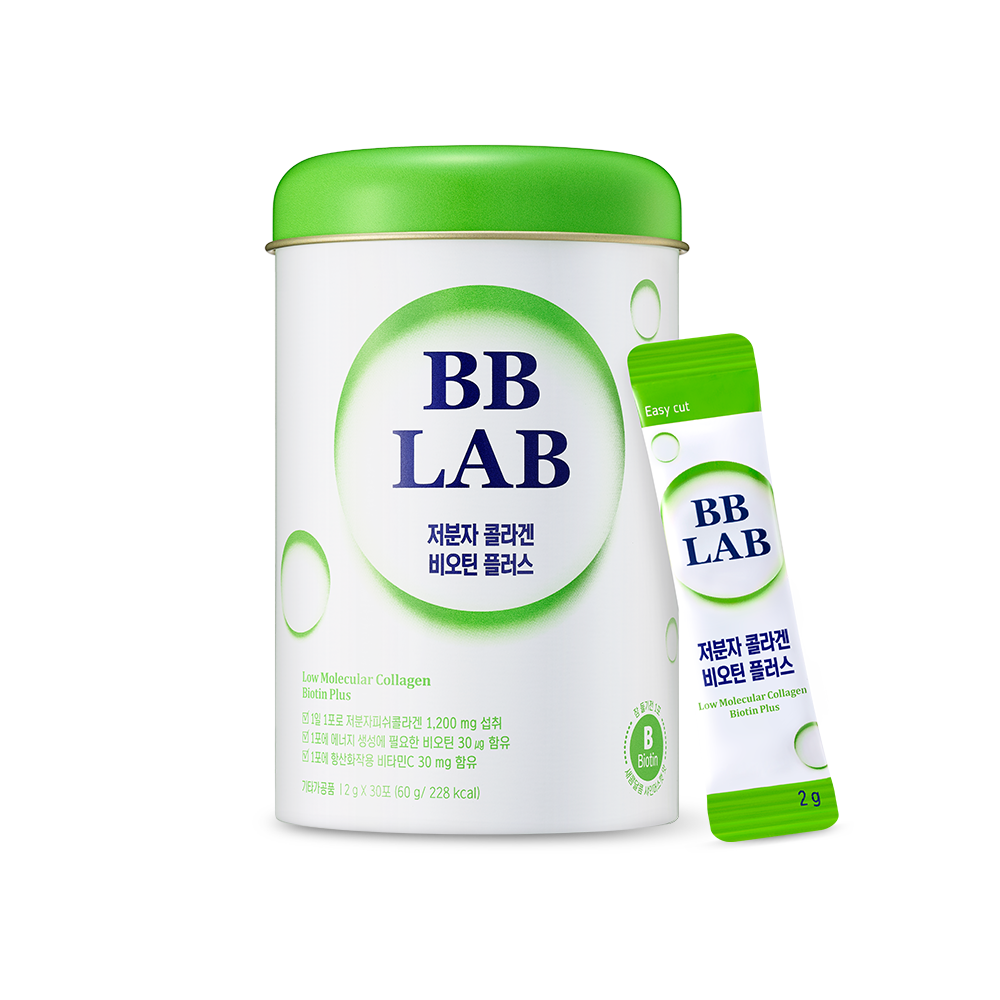 비비랩 저분자 콜라겐 비오틴 플러스 2g x 30포, 3개