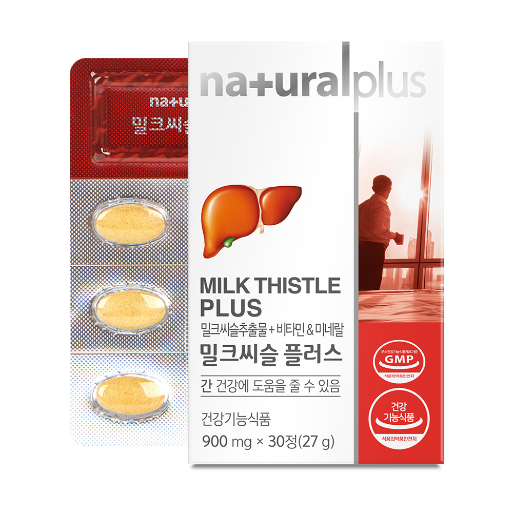 내츄럴플러스 밀크씨슬 플러스 900mg x 30정, 6개
