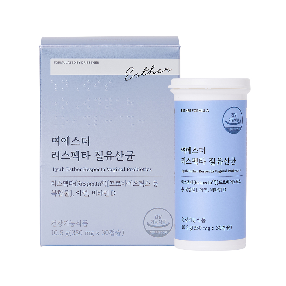 에스더포뮬러 여에스더 리스펙타 질유산균 350mg x 30캡슐, 3개