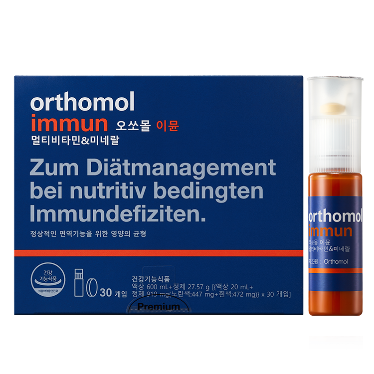 오쏘몰 이뮨 <b>멀티</b>비타민 <b>미네랄</b> (액상 20ml + 정제 919mg) x 30개입, 1개