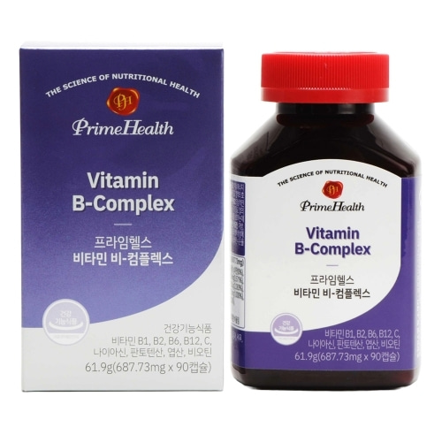 프라임헬스 비타민B 컴플렉스 687.73mg x 90캡슐, 1개