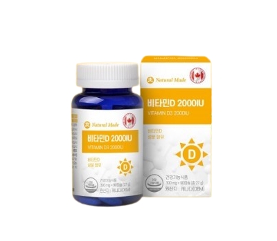 <b>네츄럴메이드 비타민D</b>3 2000IU 300mg x 90캡슐, 1개