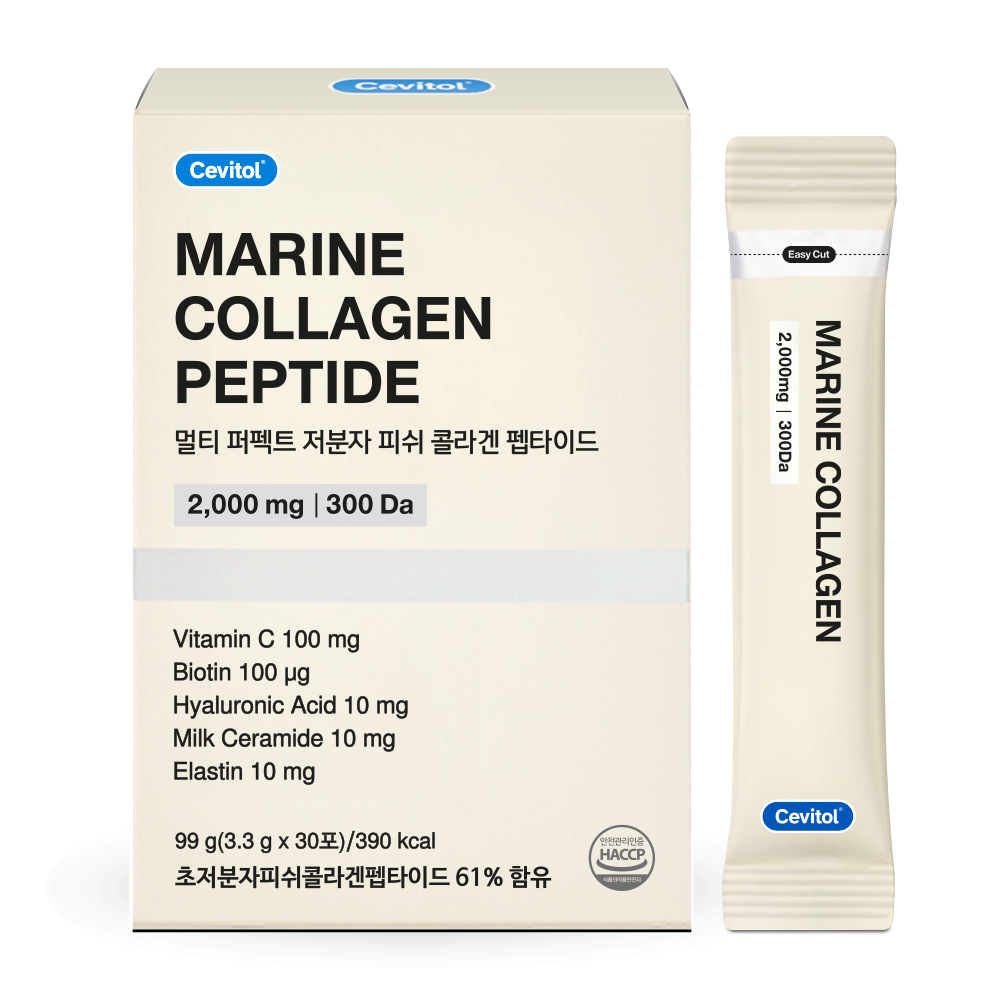 세비톨 멀티 퍼펙트 <b>저분자 피쉬 콜라겐 펩타이드</b> 3.3g x 30포, 3개