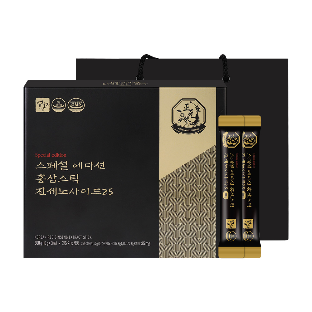 정원삼 스페셜 에디션 홍삼스틱 진세노사이드 25 10g x 30포, 1개
