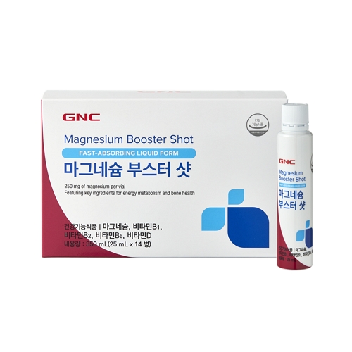 GNC 마그네슘 부스터 샷 25ml x 14개입, 1개