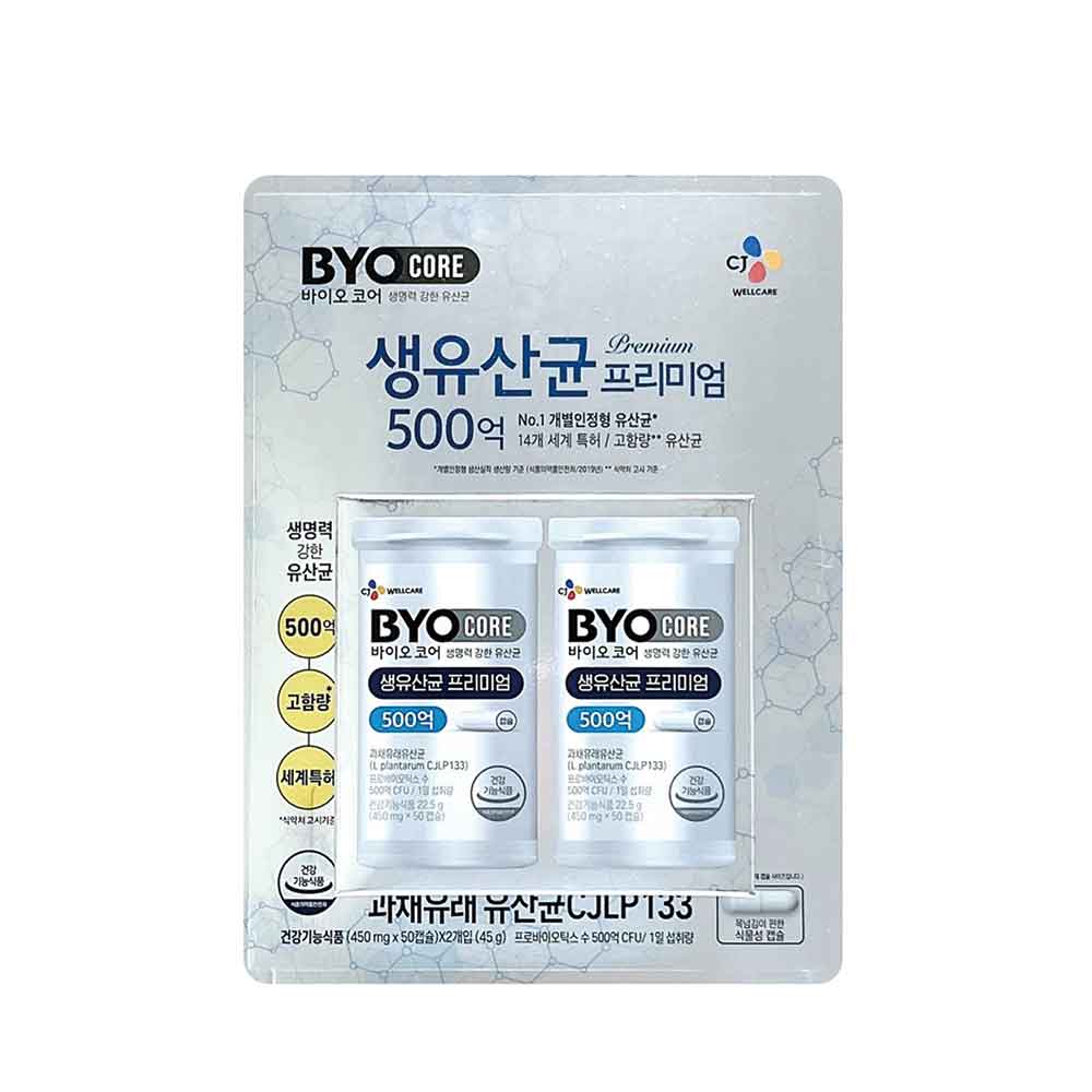 바이오코어 생유산균 프리미엄 500억 450mg x 100캡슐, 1개