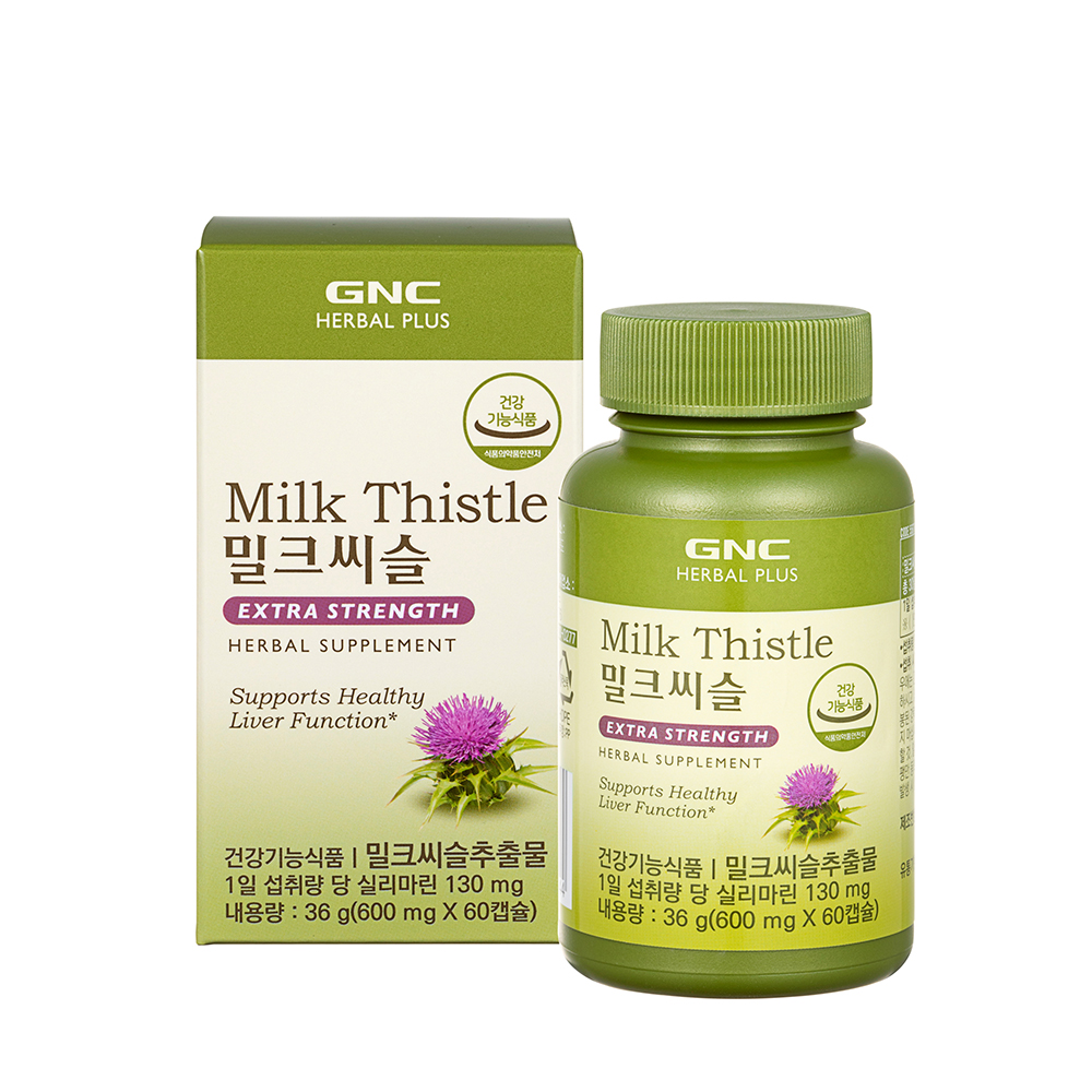 GNC 밀크씨슬 600mg x 60캡슐, 1개