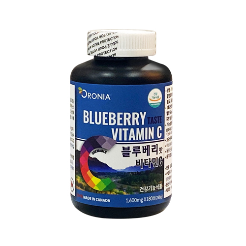 오로니아 블루베리맛 <b>비타민C</b> 1600mg x 180정, 1개
