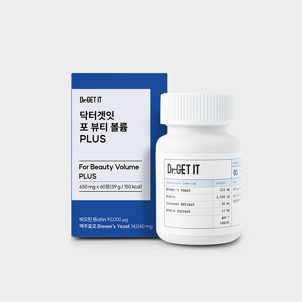 닥터겟잇 포 뷰티 볼륨 PLUS 650mg x 60정, 1개