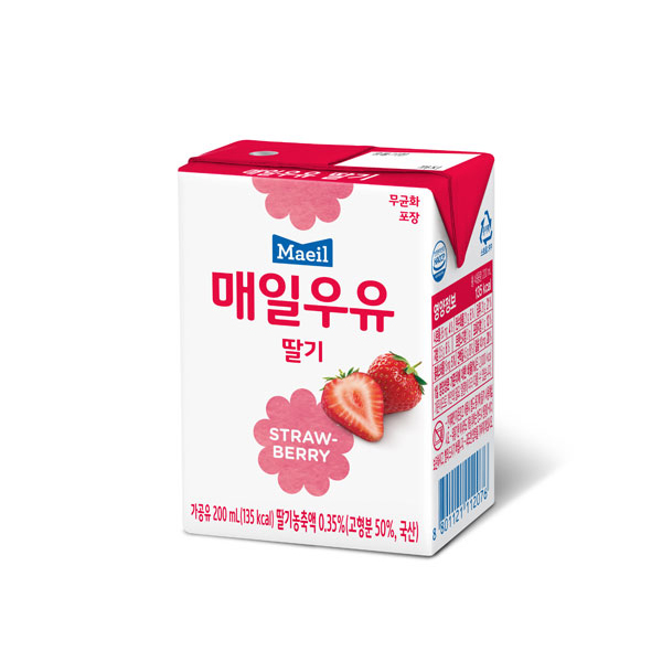 매일우유 멸균 딸기우유