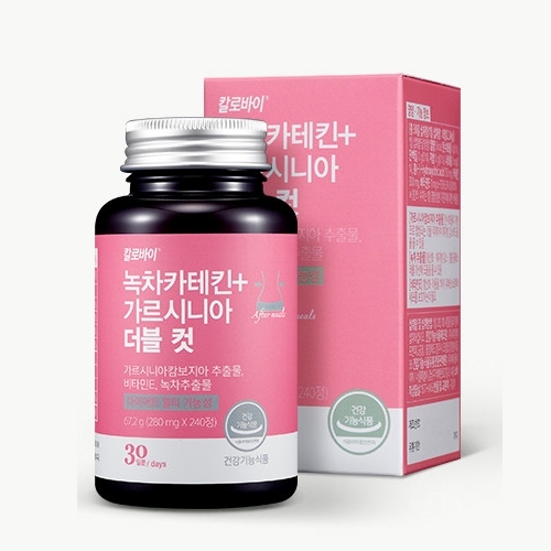 칼로바이 녹차카테킨 가르시니아 더블 <b>컷</b> 280mg x 240정, 2개