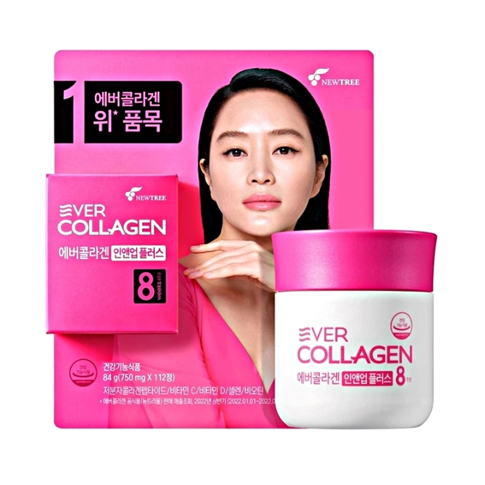 <b>에버콜라겐 인앤업</b> 플러스 750mg x 112정, 1개