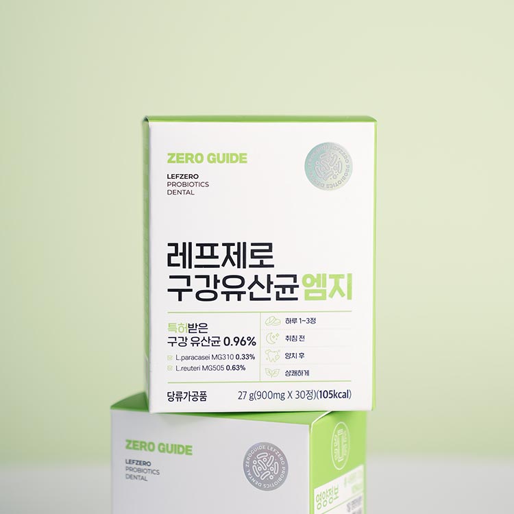 제로가이드 레프제로 구강유산균 엠지 900mg x 30정, 3개