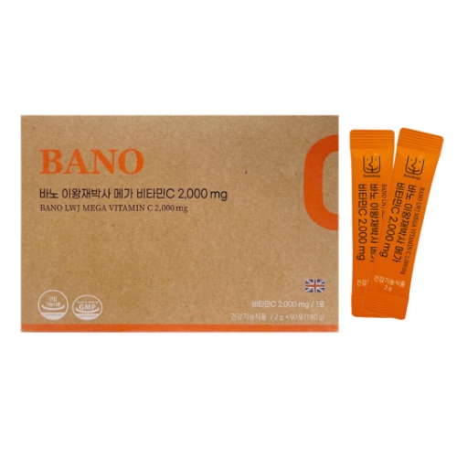 바노 이왕재박사 메가 <b>비타민C</b> 2g x 90포, 2개