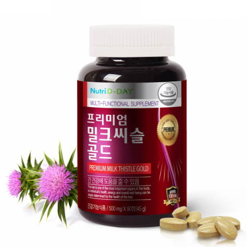 뉴트리디데이 프리미엄 밀크씨슬 골드 500mg x 90정, 2개
