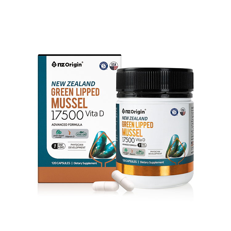 엔젯오리진 뉴질랜드 초록입홍합 17500 비타민D 710mg x 120캡슐, 1개