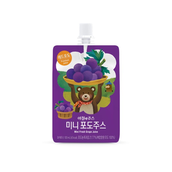 아침에주스 미니 포도주스 성분 분석