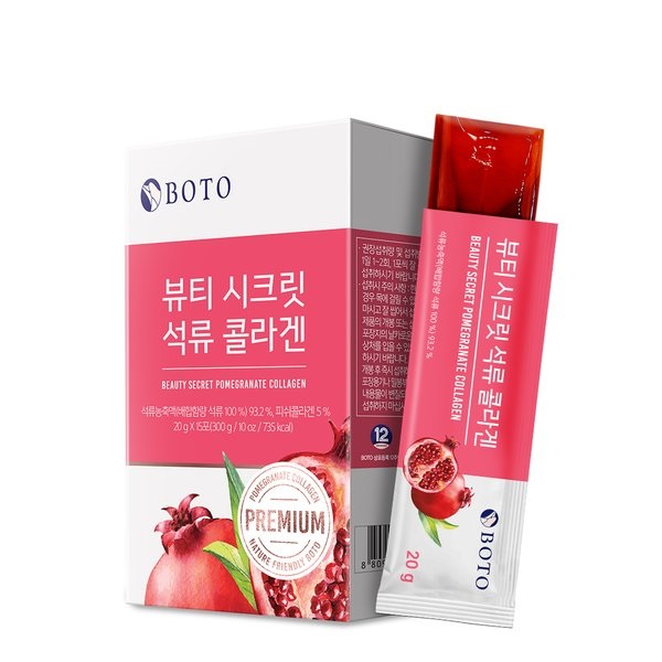 보뚜 <b>뷰티 시크릿 석류 콜라겐</b> 20g x 15포, 1개