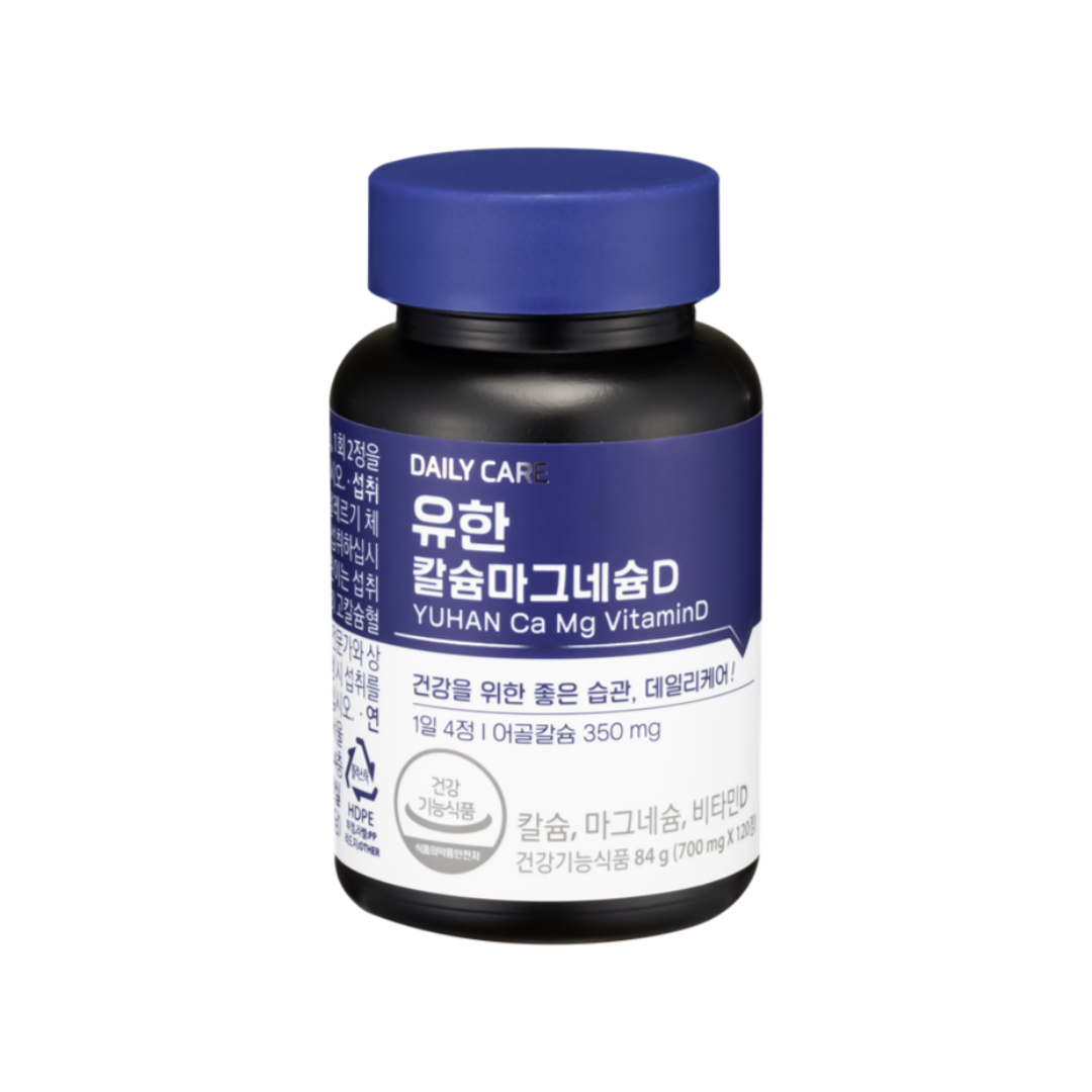 유한양행 유한 칼슘마그네슘D 700mg x 120정, 1개