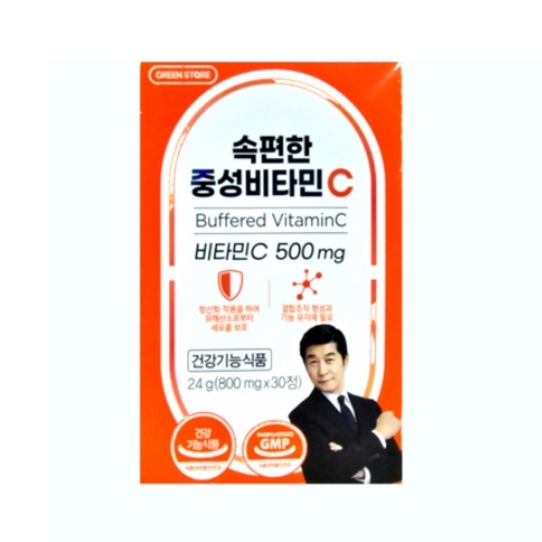 그린스토어 속편한 <b>중성비타민C</b> 800mg x 30정, 1개