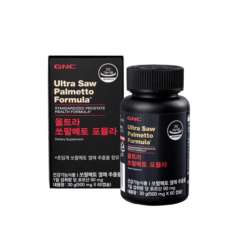 GNC 울트라 쏘팔메토 포뮬라 500mg x 60캡슐, 1개
