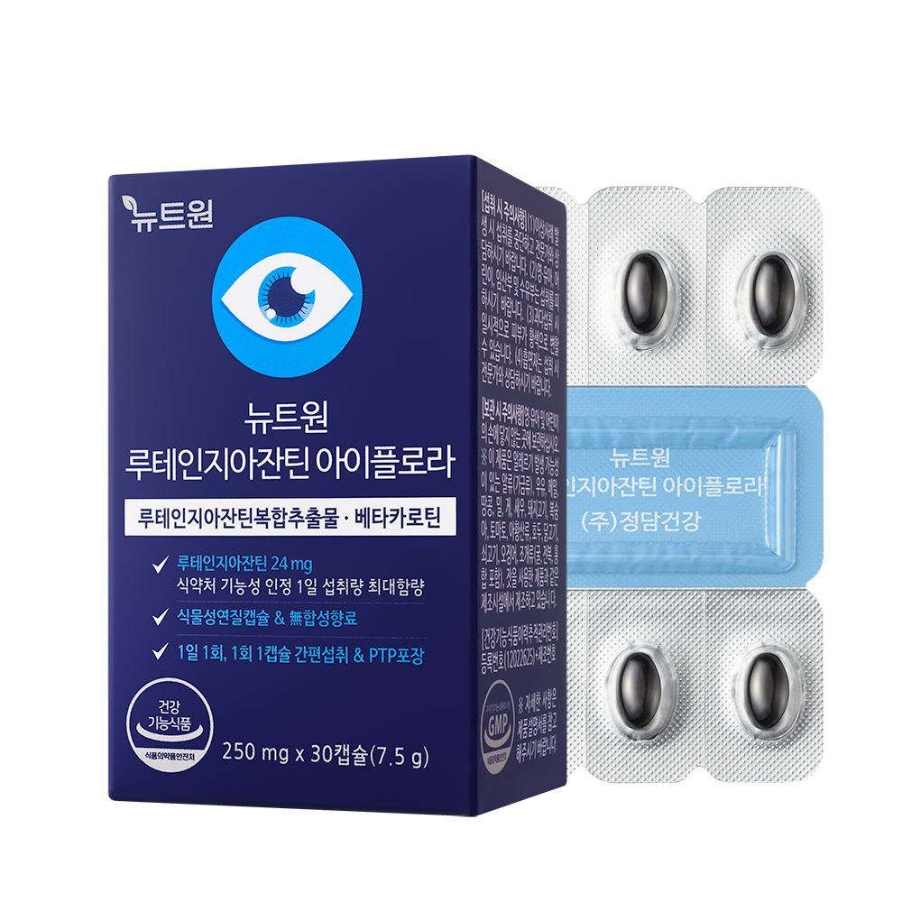 뉴트원 루테인지아잔틴 아이플로라 250mg x 30캡슐, 2개