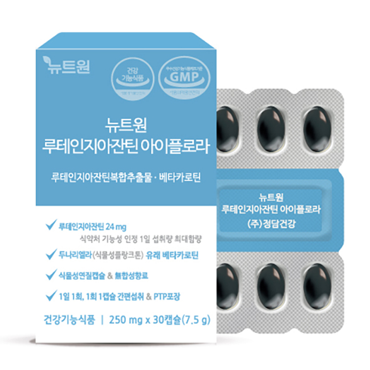 뉴트원 루테인지아잔틴 아이플로라 250mg x 30캡슐, 4개