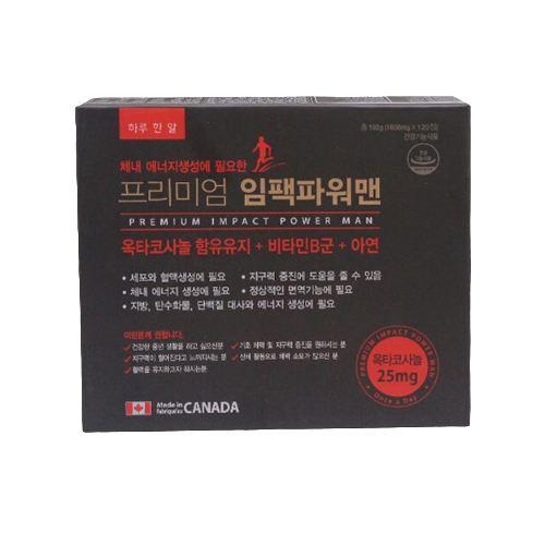 프리미엄 임팩파워맨 1600mg x 120정, 1개