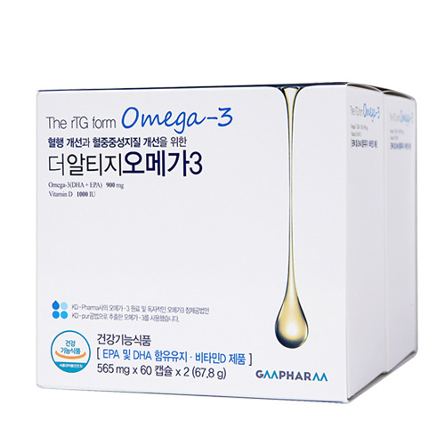 지엠팜 <b>더 알티지 오메가3</b> 565mg x 120캡슐, 1개