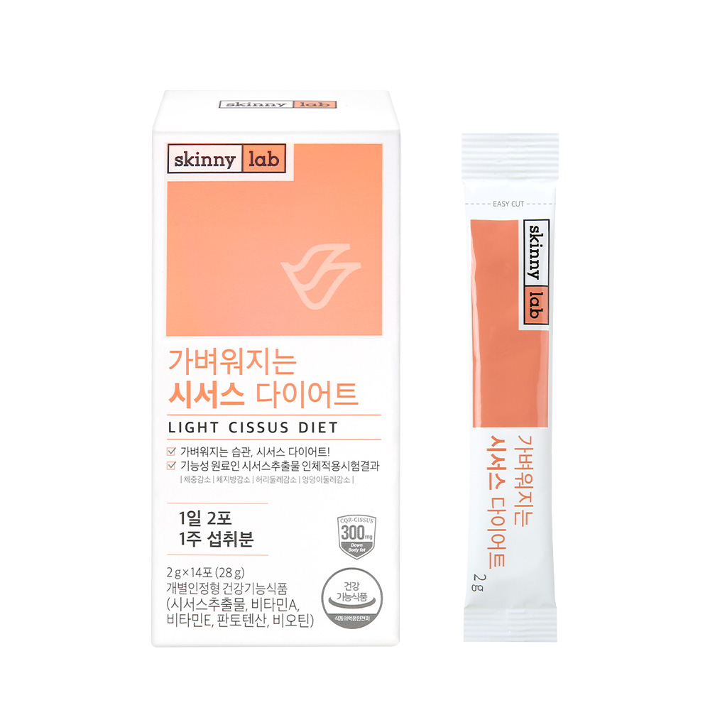 스키니랩 가벼워지는 <b>시서스</b> 다이어트 2g x 14포, 1개