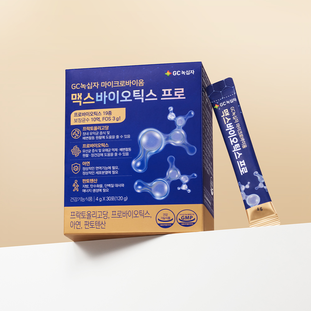 GC녹십자 맥스바이오틱스 프로 4g x 30포, 3개