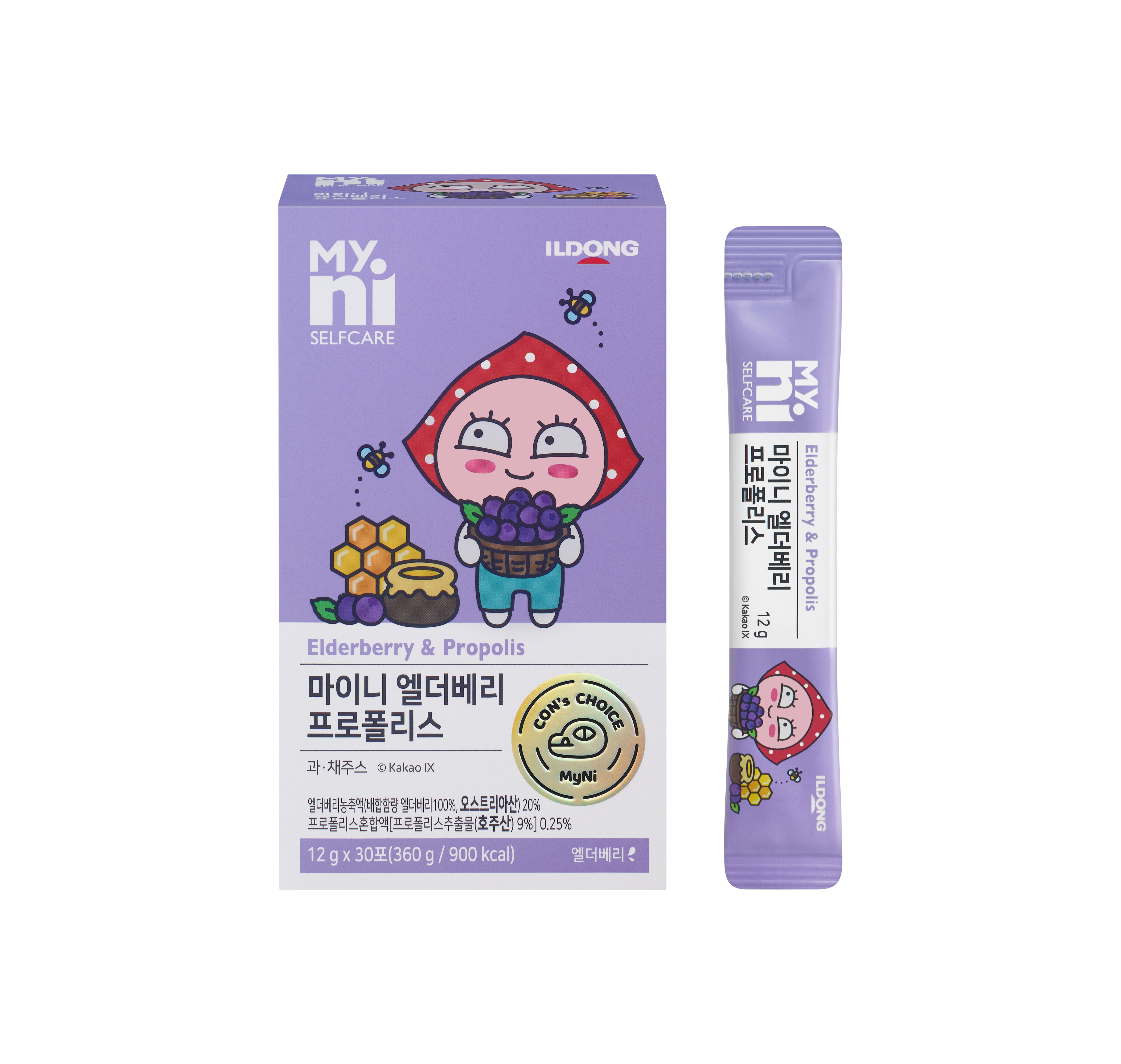 마이니 엘더베리 프로폴리스 12g x 30포, 1개