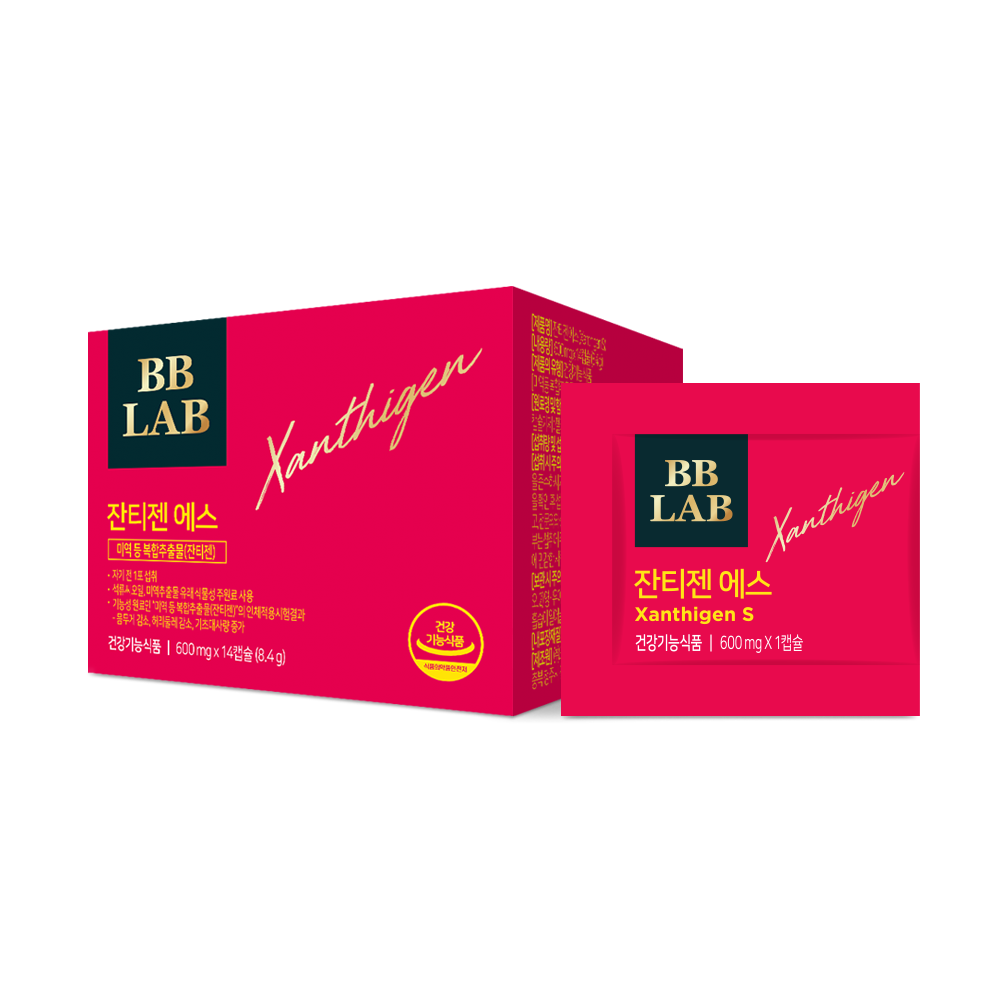 비비랩 <b>잔티젠</b> 에스 600mg x 14캡슐, 3개