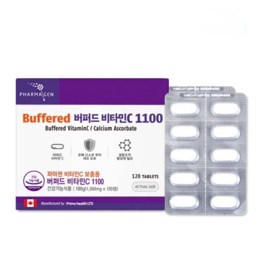 파마젠 <b>버퍼드 비타민C</b> 1100 1500mg x 120정, 1개