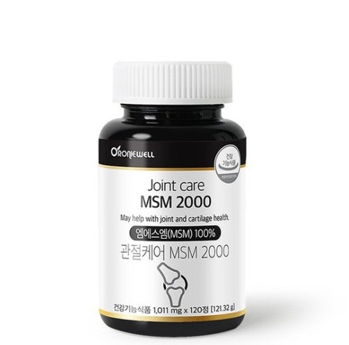 로니웰 관절케어 MSM 2000 1011mg x 120정, 6개
