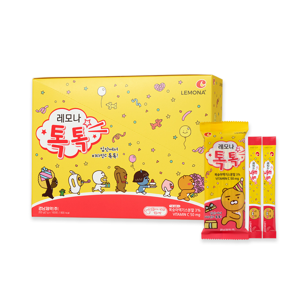 레모나 카카오톡톡 2g x 100포, 2개